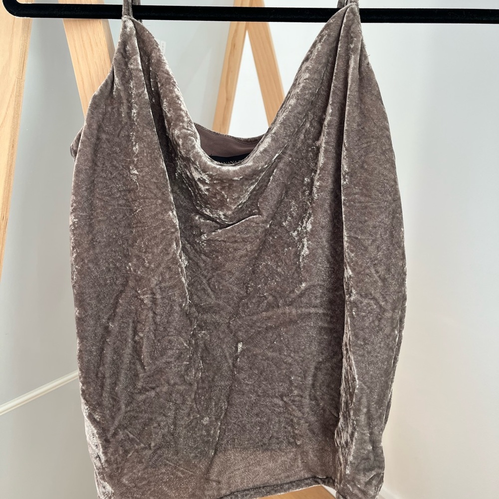 Banana Republic Velvet Cowl Neck Camisole